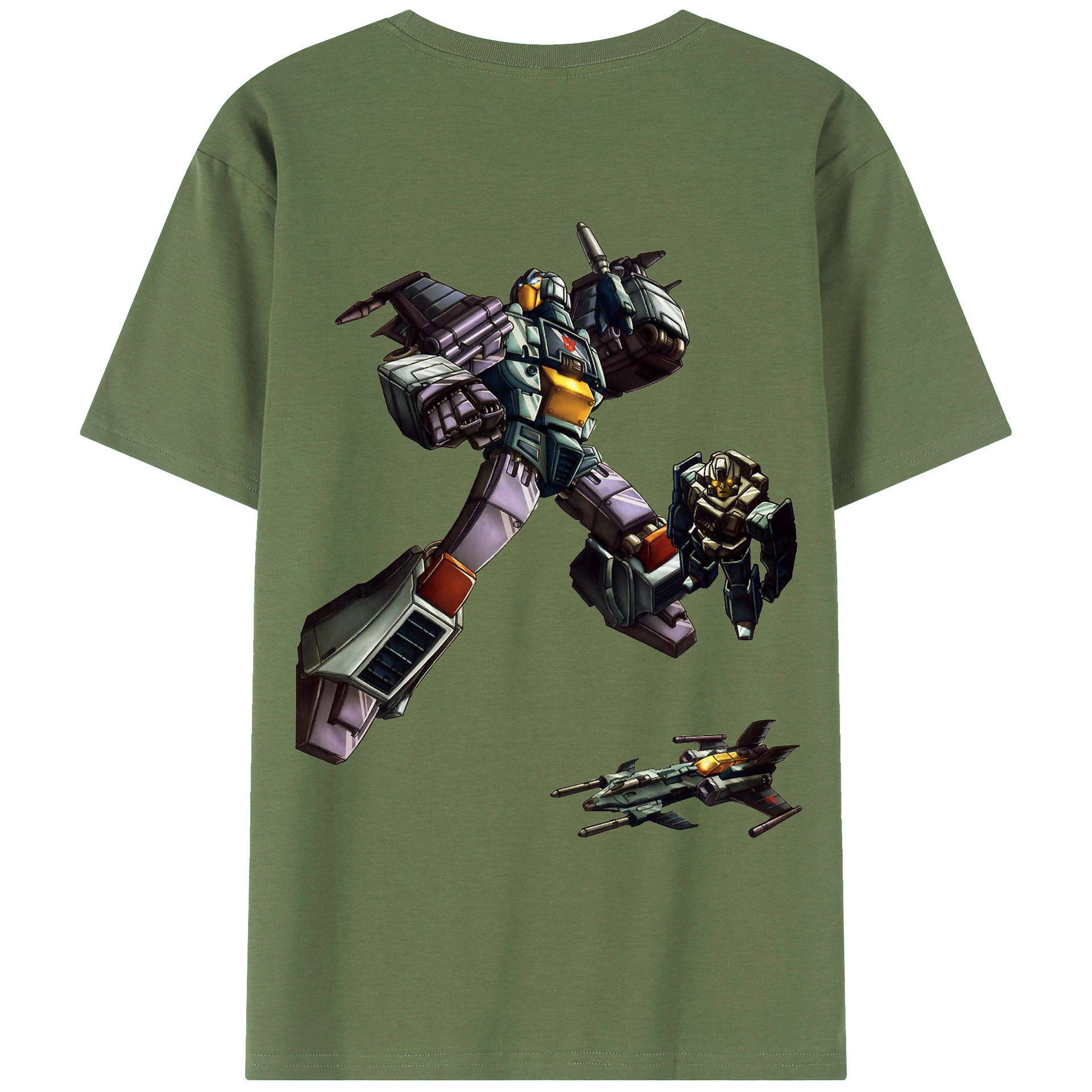 （画像用）  綿100％ メンズ半袖Tシャツ（バックプリント） 通気性